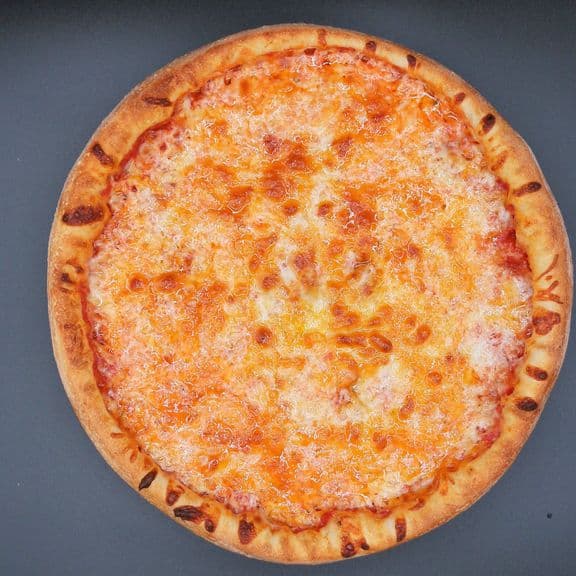 Large Brick Oven Pizza - Our signature brick oven pizza sized for sharing, featuring our house-made dough, rich tomato sauce, and melted mozzarella cheese. Ideal for families or groups.